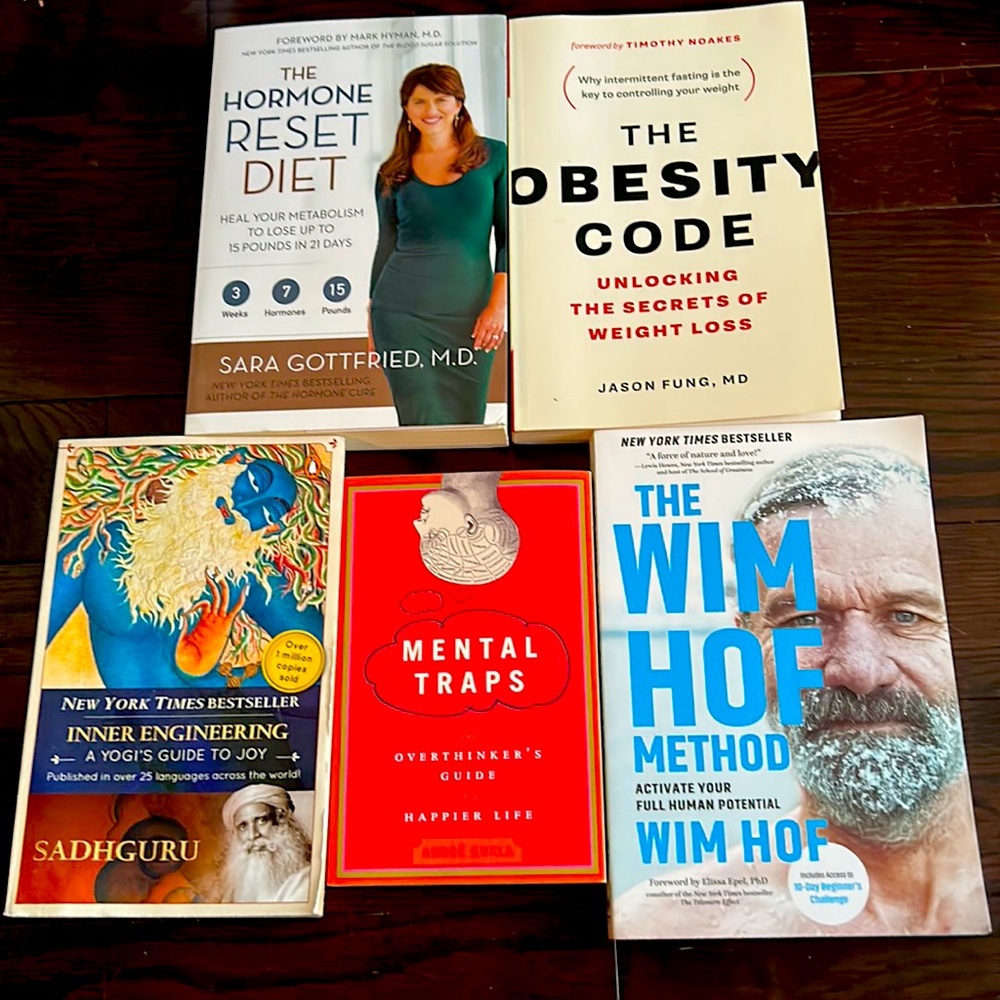 Wellness books (5 soft cover)